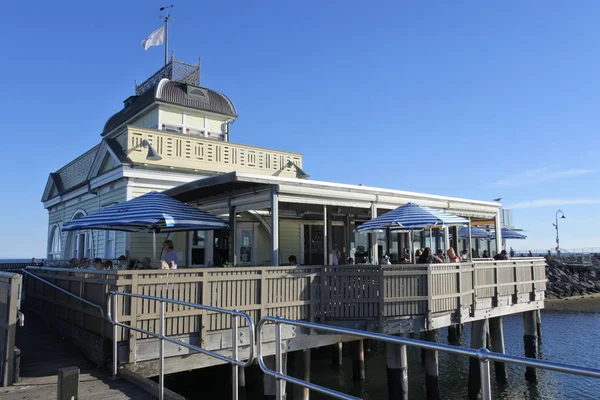 St Kilda Pier Melbourne Victoria Polska — Zdjęcie stockowe