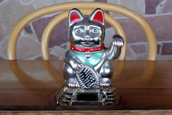 Asiático figurine sorte charme talismã gato — Fotografia de Stock