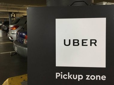Uber araç servisi pick up bölgesi
