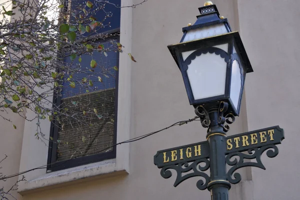 Leigh Street skylt Adelaide södra Australien — Stockfoto