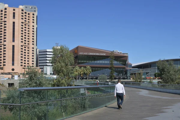 Adelaide City belvárosi városkép Skyline — Stock Fotó