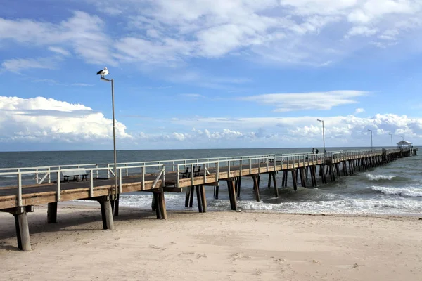 Henley Beach Pier i Adelaide södra Australien — Stockfoto