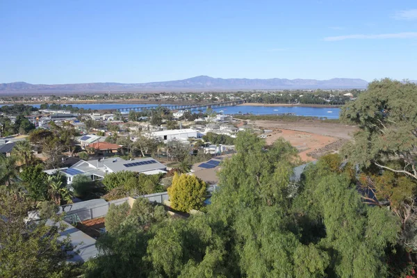 Vue aérienne du paysage de Port Augusta Australie-Méridionale — Photo