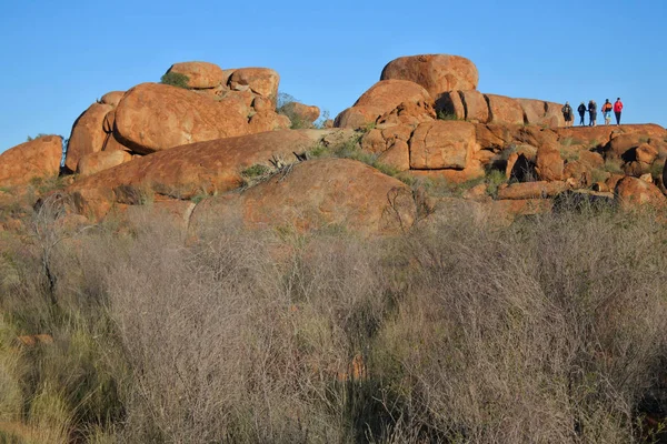 Devils Marbles karlu karlu in het Noordelijk Territorium, Australië — Stockfoto