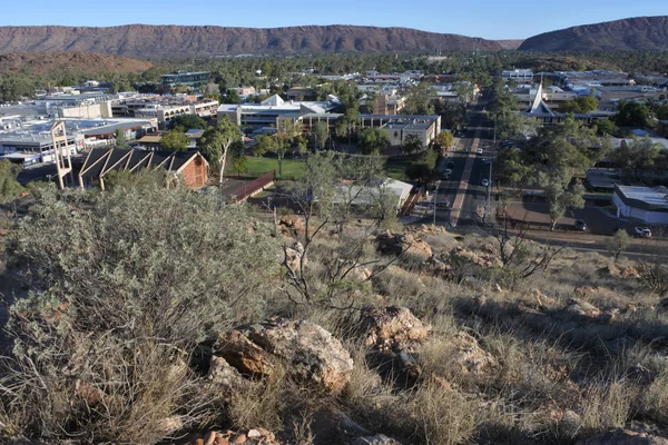 Aerial landscape view of Alice Spring Northern Territory Austral — Stock Photo, Image