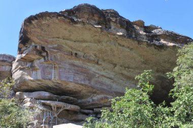 Ubirr rock art site in Kakadu National Park Northern Territory o clipart