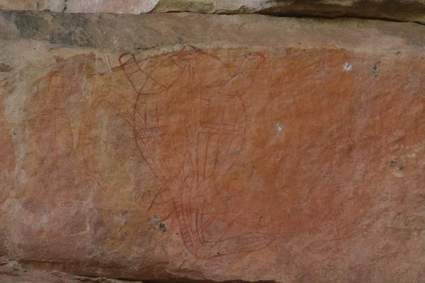 Ubirr rock art site in Kakadu National Park Northern Territory o — Stock Photo, Image