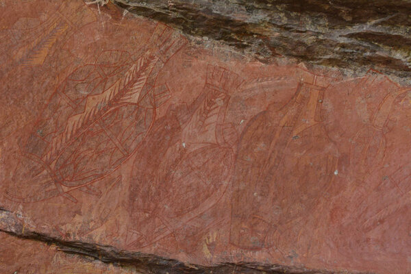 Наскальный арт-объект Убирр в северном территориальном национальном парке Какаду
