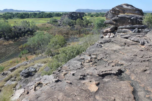 Ubirr rock art site in Kakadu National Park Northern Territory o — Stock Photo, Image