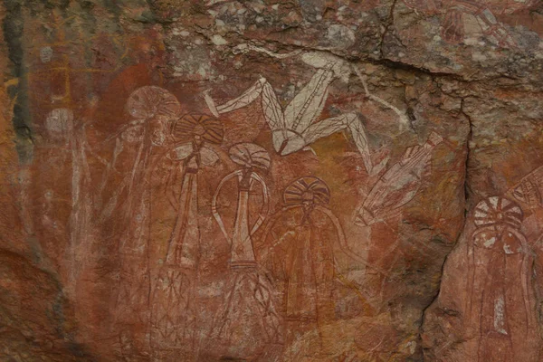 Burrungkuy Nourlangie local de arte rupestre no Parque Nacional de Kakadu Nort — Fotografia de Stock