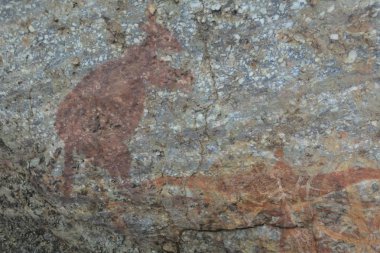 Kakadu Ulusal Parkı Kuzey Terri Aborijin Rock Resimleri