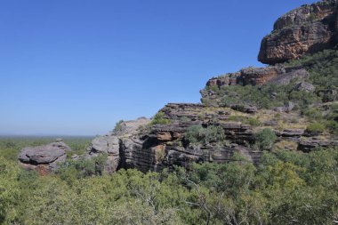Kakadu Ulusal Parkı Nort Burrungkuy Nourlangie rock sanat sitesi