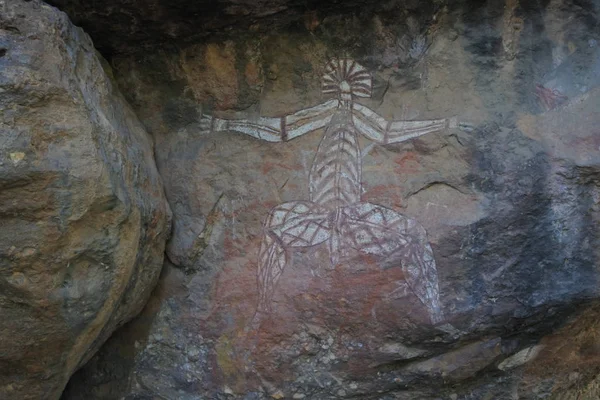 Burrungkuy Nourlangie local de arte rupestre no Parque Nacional de Kakadu Nort — Fotografia de Stock