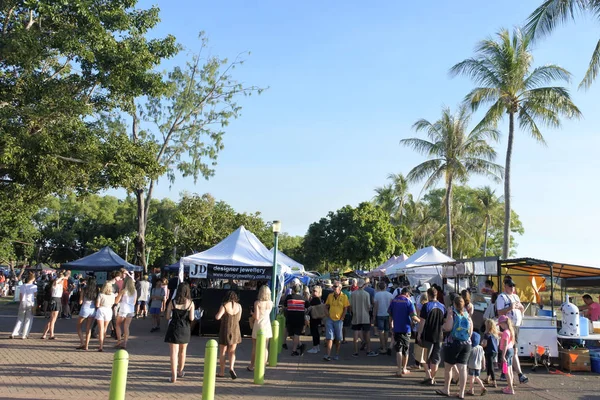 Mindil Beach Sunset Market Darwin északi terület Ausztrália — Stock Fotó