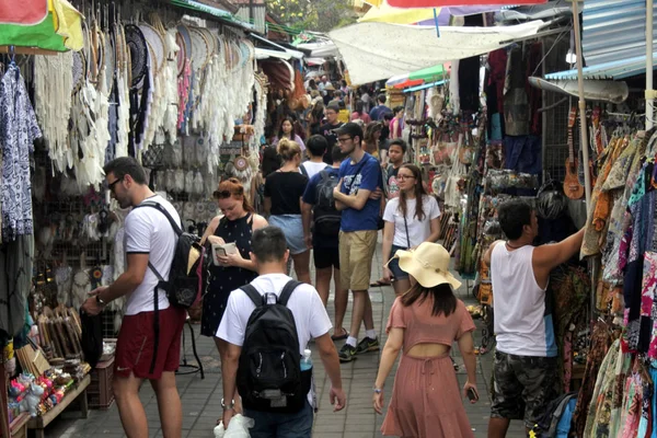 Ubud markt in ubud bali insel indonesien — Stockfoto