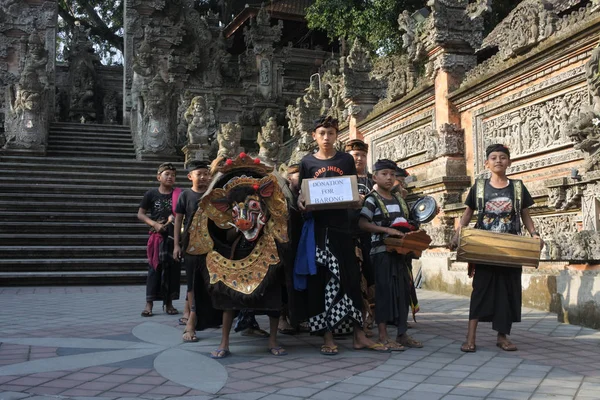 Barong Dance Ubud Bali Indonesië — Stockfoto