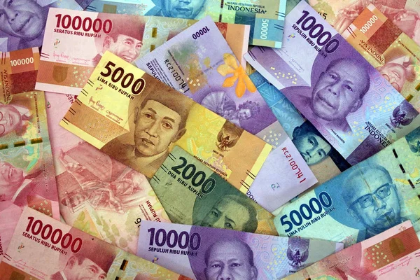 Indonesian rupiah currency of Indonesia — Stock Photo, Image