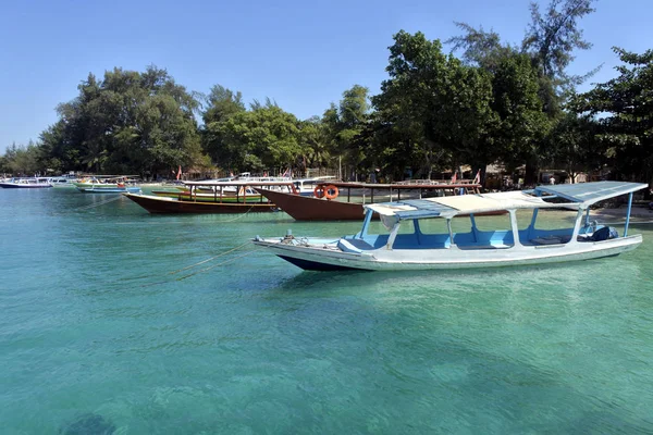 Lombok ve Bali Adası arasındaki Gili Air Island manzara görünümü