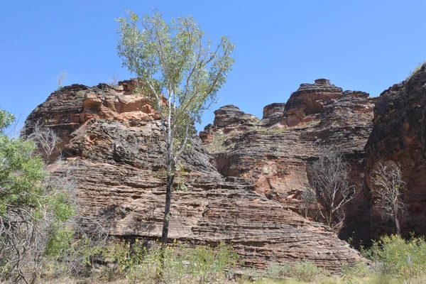 Formations rocheuses près de Kununurra Kimberley Australie-Occidentale — Photo