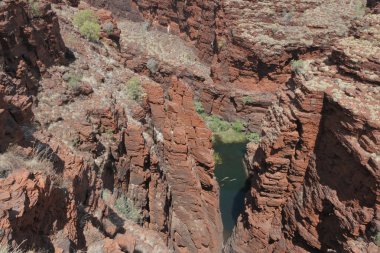 Batı Avustralya 'daki Pilbara bölgesinin manzarası