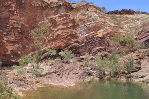 Paesaggio della regione di Pilbara in Australia Occidentale — Foto Stock