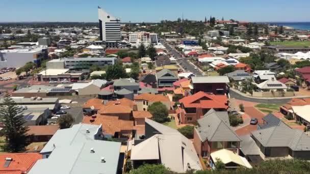 Letecký Pohled Krajinu Města Bunbury Západní Austrálii — Stock video