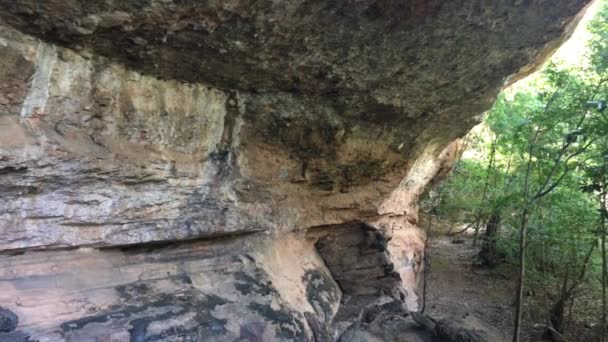 Rdzenne Obrazy Skalne Burrungkuy Nourlangie Rock Art Site Parku Narodowym — Wideo stockowe