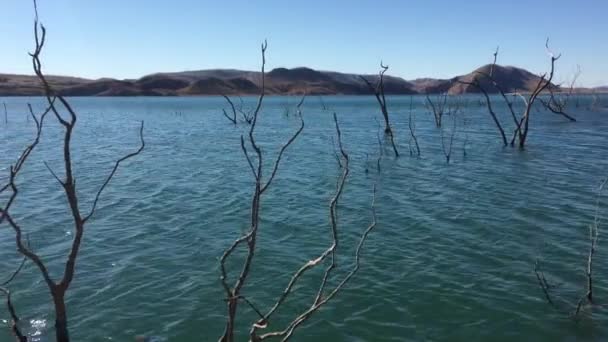 Vista Paisagem Lago Argyle Ord River Dam Kimberley Austrália Ocidental — Vídeo de Stock