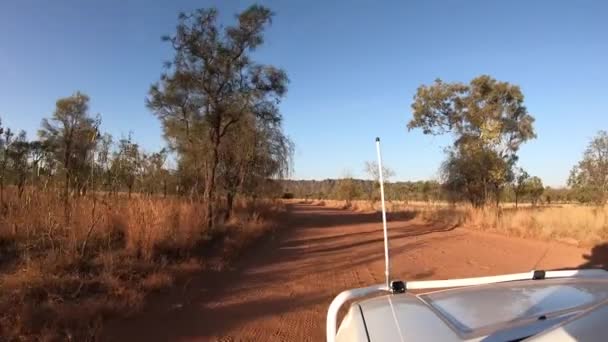 Pov Point Vue 4Rm Conduite Véhicules Dans Extrême Ouest Australie — Video