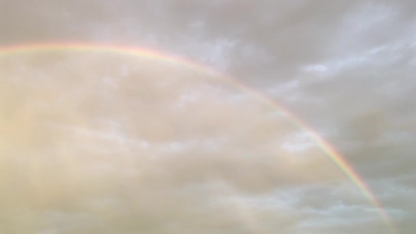 Regenboog Boven Port Augusta Zuid Australië — Stockvideo