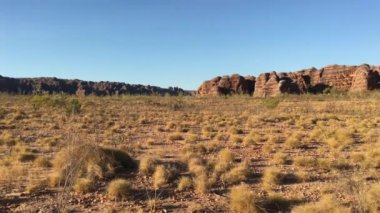 Kimberly Batı Avustralya 'daki Bungle Bungle Range Landform manzarasının manzarası.