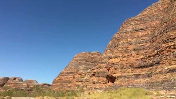 Landscape View Bungle Bungle Range Landform Landscape Kimberly Western Australia — Stock Video