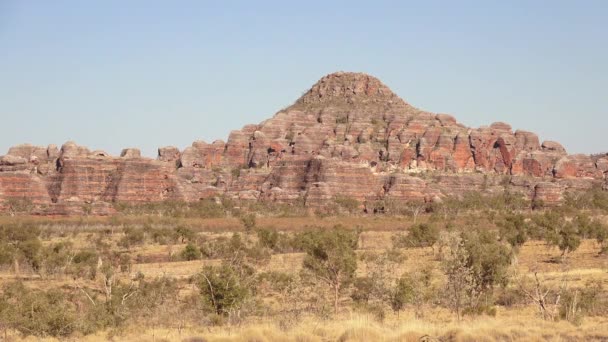 Άποψη Τοπίου Της Bungle Bungle Range Στη Δυτική Αυστραλία — Αρχείο Βίντεο