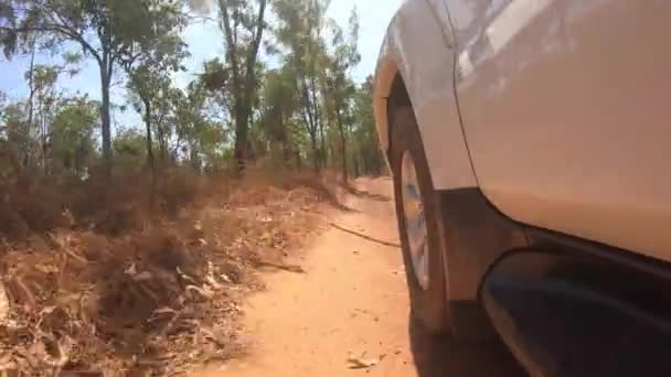 Auto Punto Vista Guida Città Perduta Nel Parco Nazionale Litchfield — Video Stock