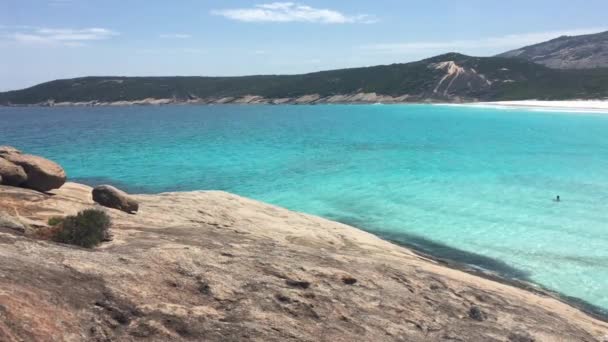 大西澳大利亚海角地狱火湾的空中景观 — 图库视频影像