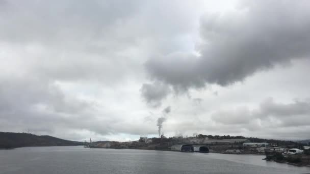 Çinko Dökümhanesi 102 Yıl Boyunca Hobart Derwent Nehri Nde Çalıştı — Stok video