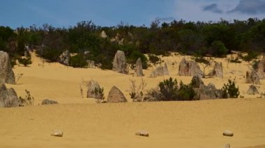Zirveler çöl manzarası Batı Avustralya