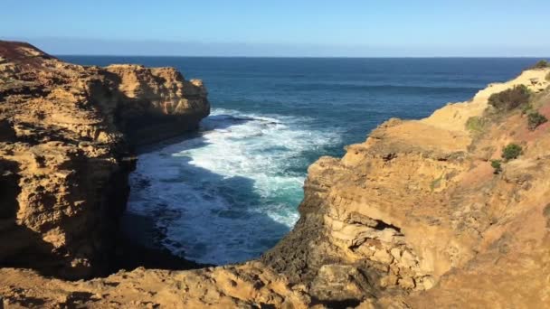 Krajinný Pohled Grotto Národním Parku Port Campbell Podél Great Ocean — Stock video