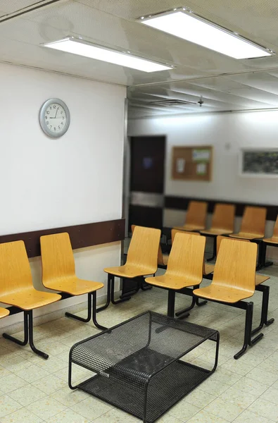 Uma Sala Espera Vazia Hospital Saúde Medicina Concept Pessoas Espaço — Fotografia de Stock