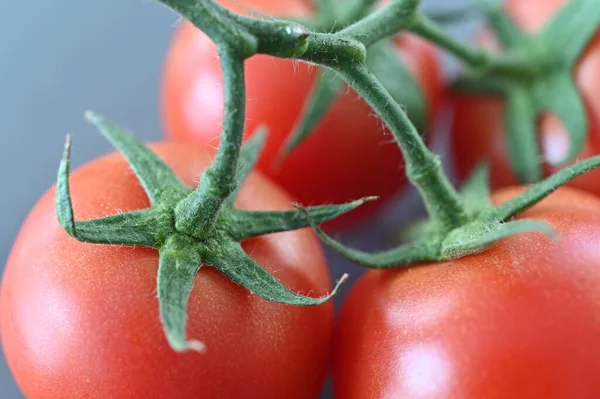 배경을 가까이 포도에 토마토를 — 스톡 사진