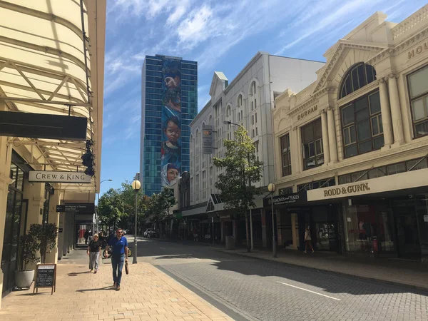 Perth Sep 2020 Circulation Piétonne Rue Murry Dans Quartier Financier — Photo