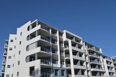 PORT MACQuARIE - 29 AUG 2025: Apartman Port Macquarie NSW Avustralya. Bölgesel Yeni Güney Galler 'in Haziran 2025' te yaklaşık 803.000 dolarlık orta ölçekli ev fiyatı vardı..