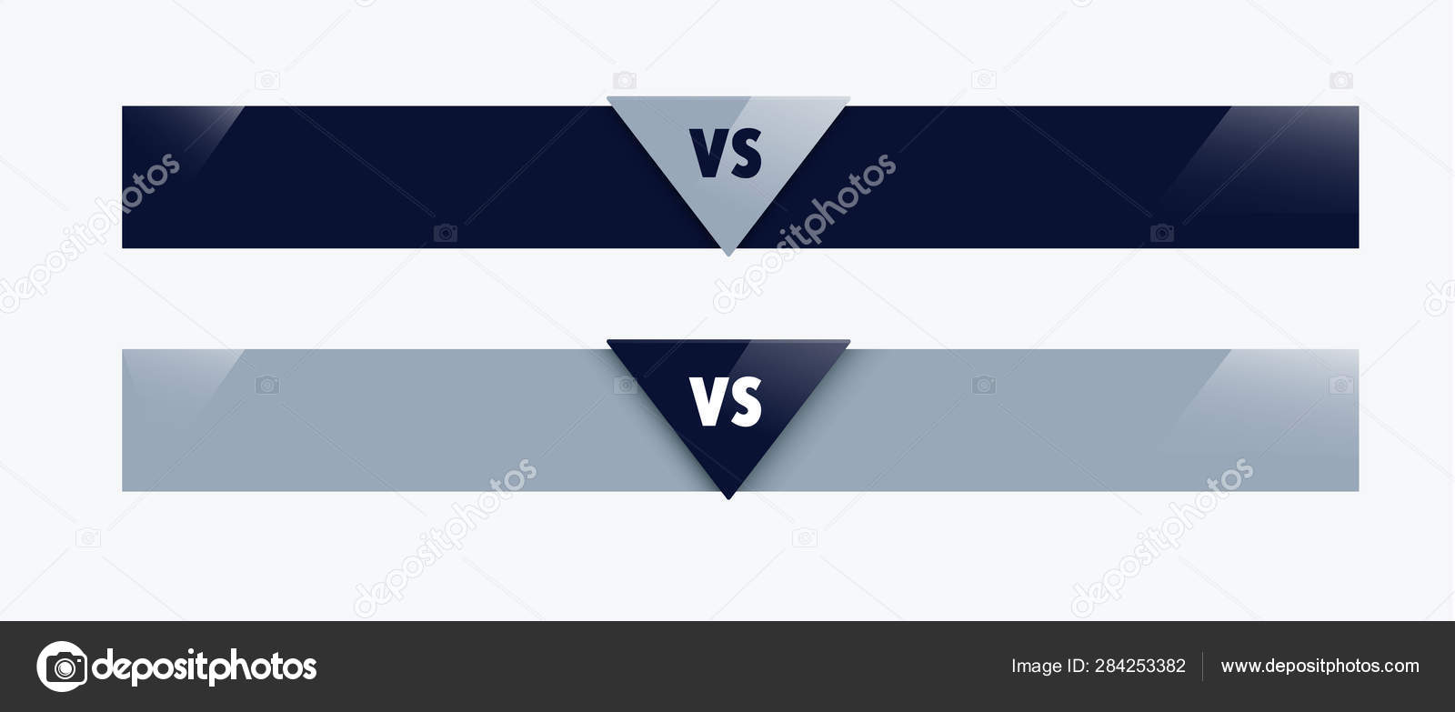 Banner VS Logo. videojuego. Versus Junta de rivales, con espacio para