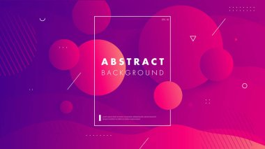 Renkli geometrik arka plan. Circul şekiller kompozisyon. Alanı. Eps10 vektör.