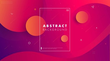 Renkli geometrik arka plan. Circul şekiller kompozisyon. Alanı. Eps10 vektör.