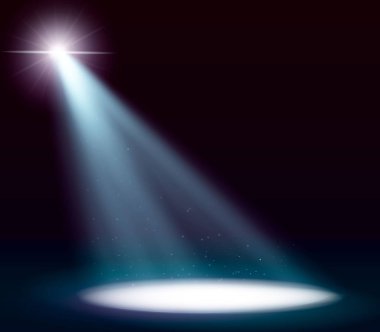 Sahne aydınlatma, kareli koyu arka plan üzerinde şeffaf etkileri. Sahne ışıkları ile parlak aydınlatma.