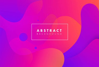 Renkli geometrik arka plan. Sıvı şekiller kompozisyon. Eps10