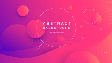 Renkli geometrik arka plan. Circul şekiller kompozisyon. Alanı. Eps10 vektör.