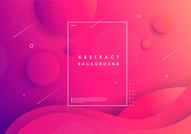 Renkli geometrik arka plan. Circul şekiller kompozisyon. Alanı. Eps10 vektör.