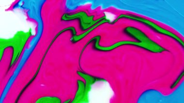 1920 x 1080 25 Fps. çok güzel soyut renkler tasarım renkli girdap doku arka plan Ebru Video.